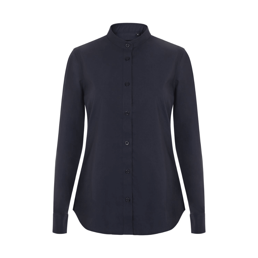 Camisa gola padre elástica manga comprida mulher Velilla 405015S