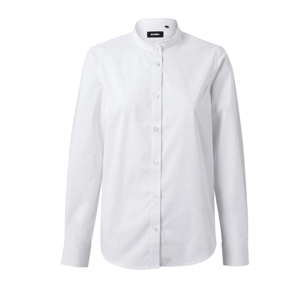 Camisa gola padre elástica manga comprida mulher Velilla 405015S