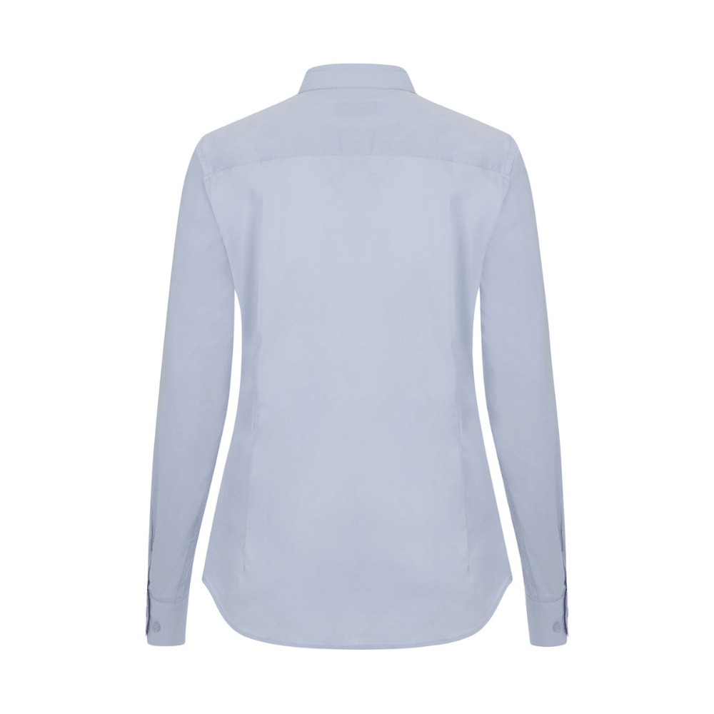 Camisa gola padre elástica manga comprida mulher Velilla 405015S
