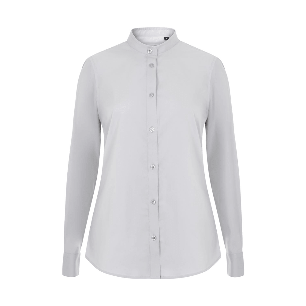 Camisa gola padre elástica manga comprida mulher Velilla 405015S