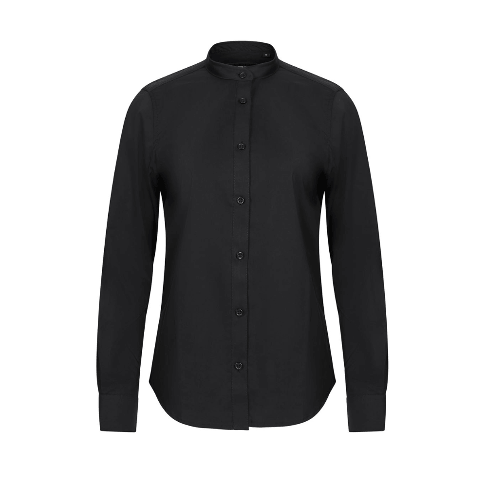 Camisa gola padre elástica manga comprida mulher Velilla 405015S