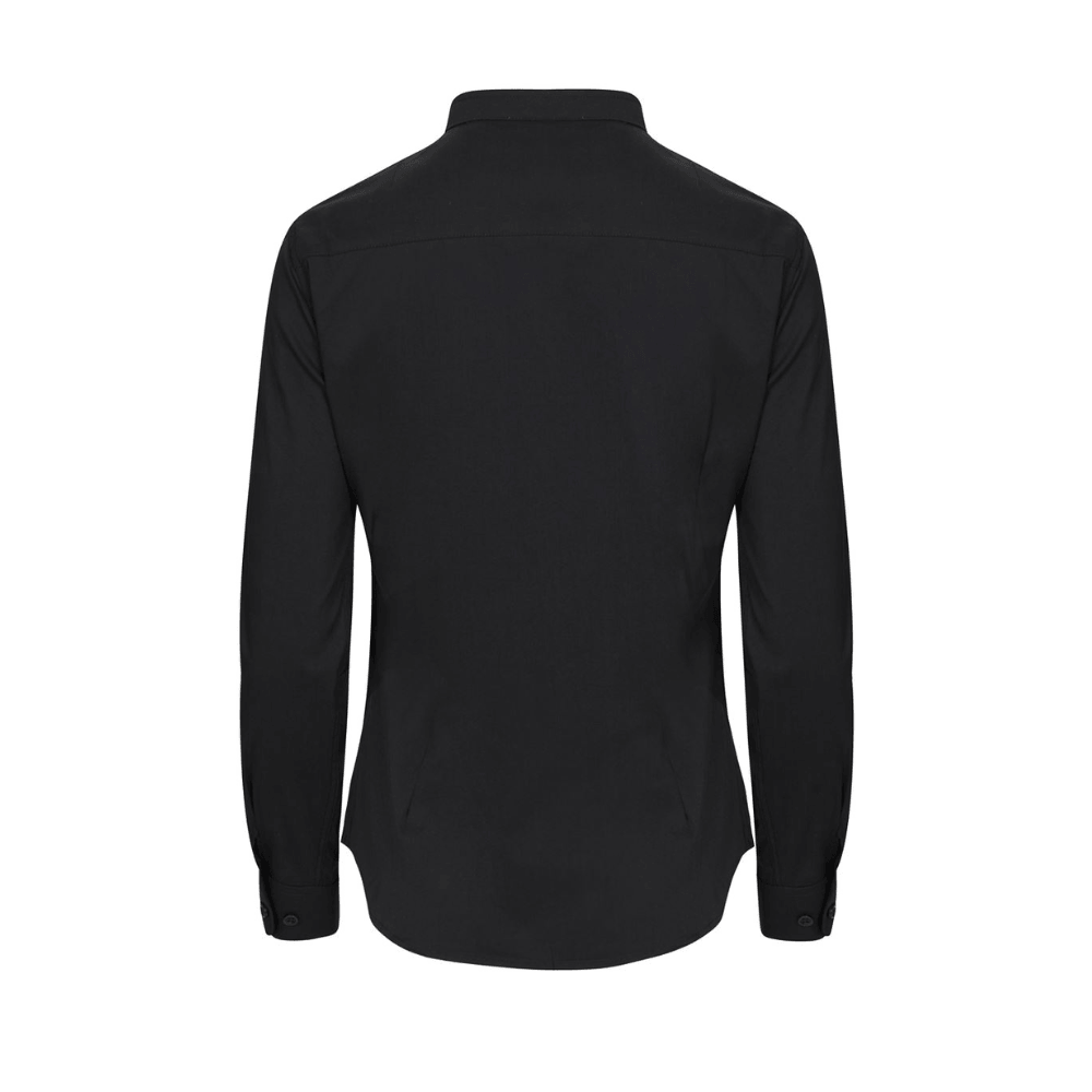 Camisa gola padre elástica manga comprida mulher Velilla 405015S