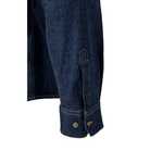 Camisa de ganga stretch de manga comprida para homem Velilla 405006S