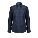 Camisa denim stretch manga larga mujer Velilla 405007S