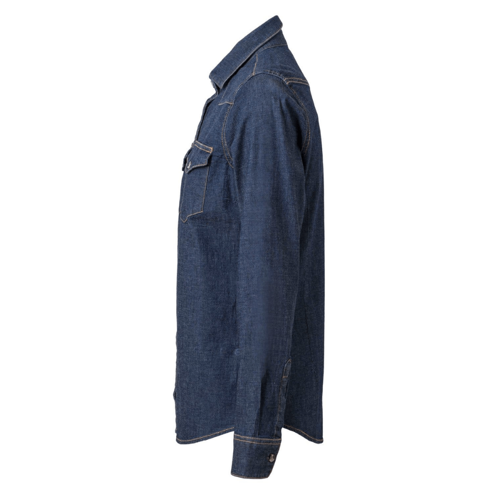 Camisa denim stretch manga larga mujer Velilla 405007S