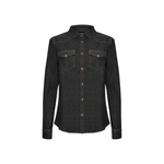 Camisa denim stretch manga larga mujer Velilla 405007S