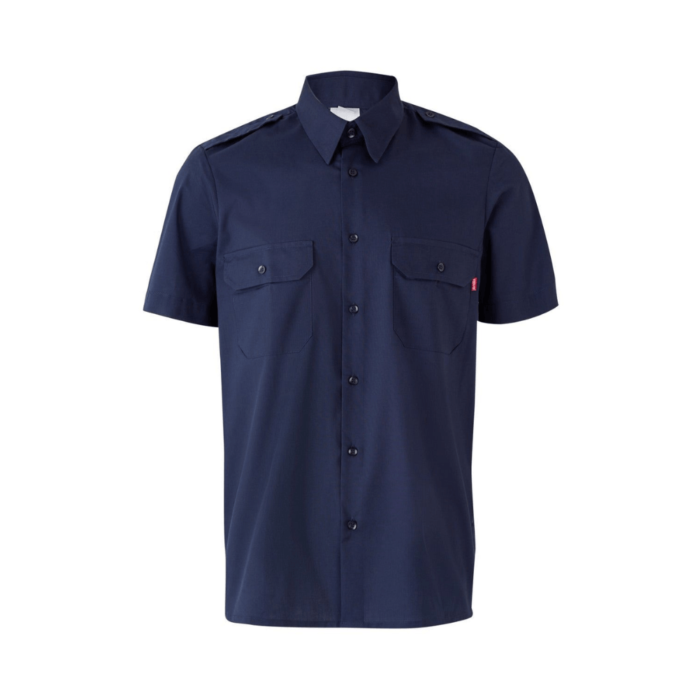 Camisa de manga curta com dragonas Velilla 532