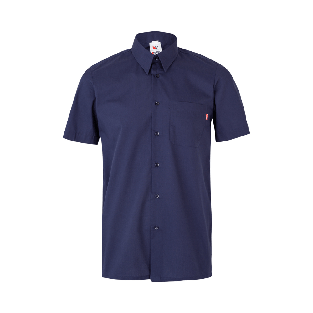 Camisa manga corta cuello francés Velilla 531
