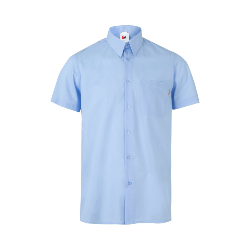 Camisa manga corta cuello francés Velilla 531