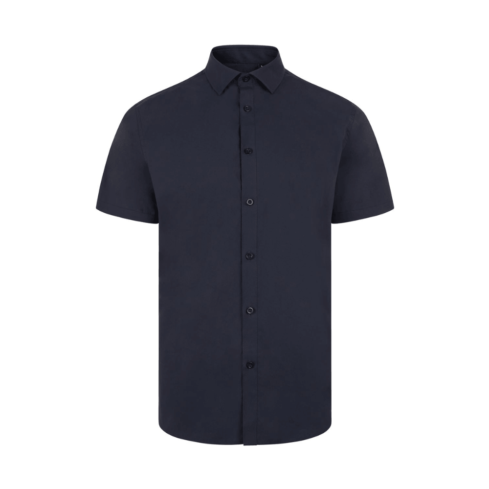Camisa manga corta stretch hombre Velilla 405016S