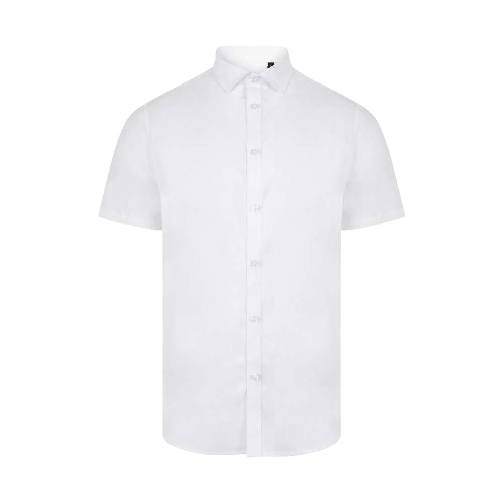 Camisa manga corta stretch hombre Velilla 405016S