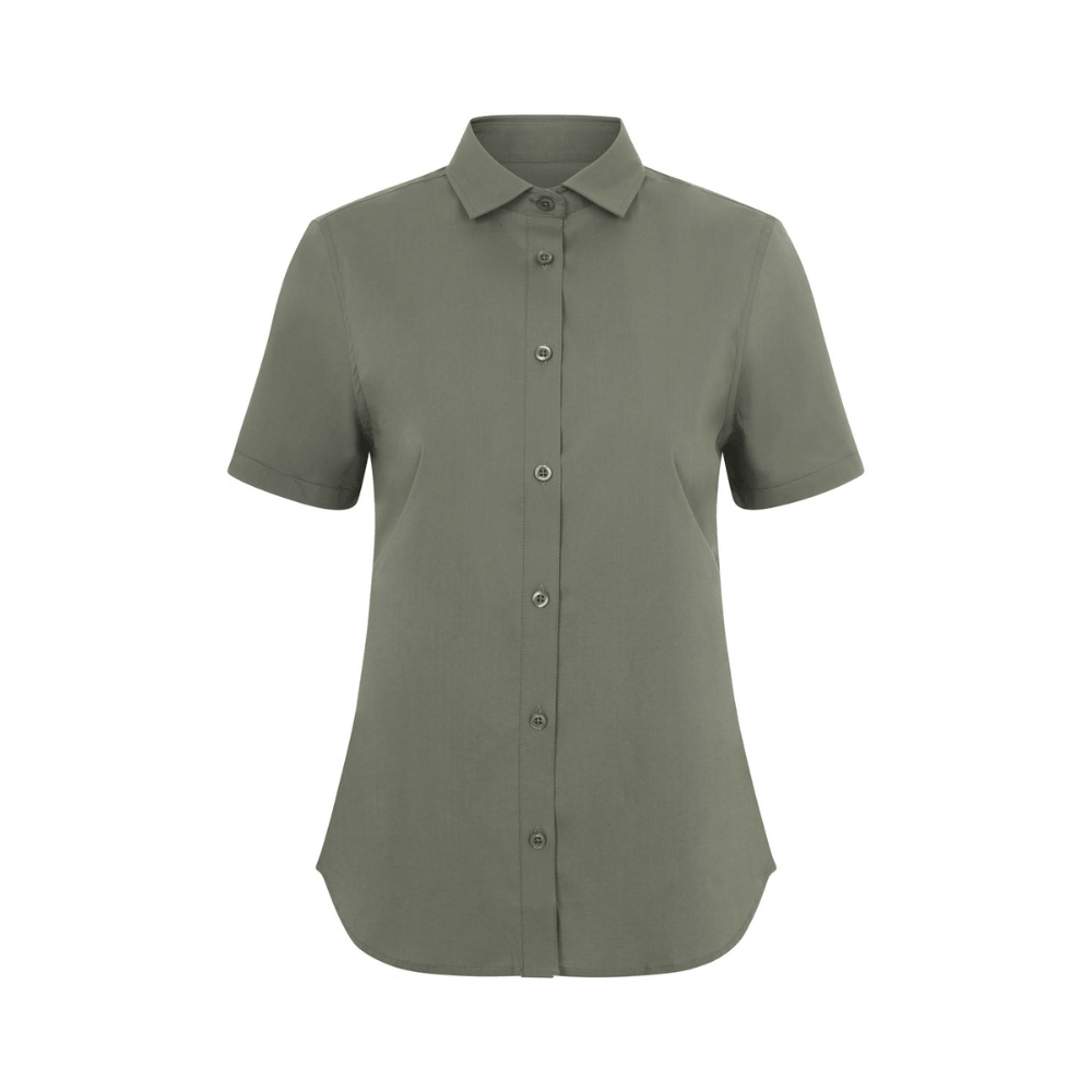 Camisa manga curta stretch senhora Velilla 405018S