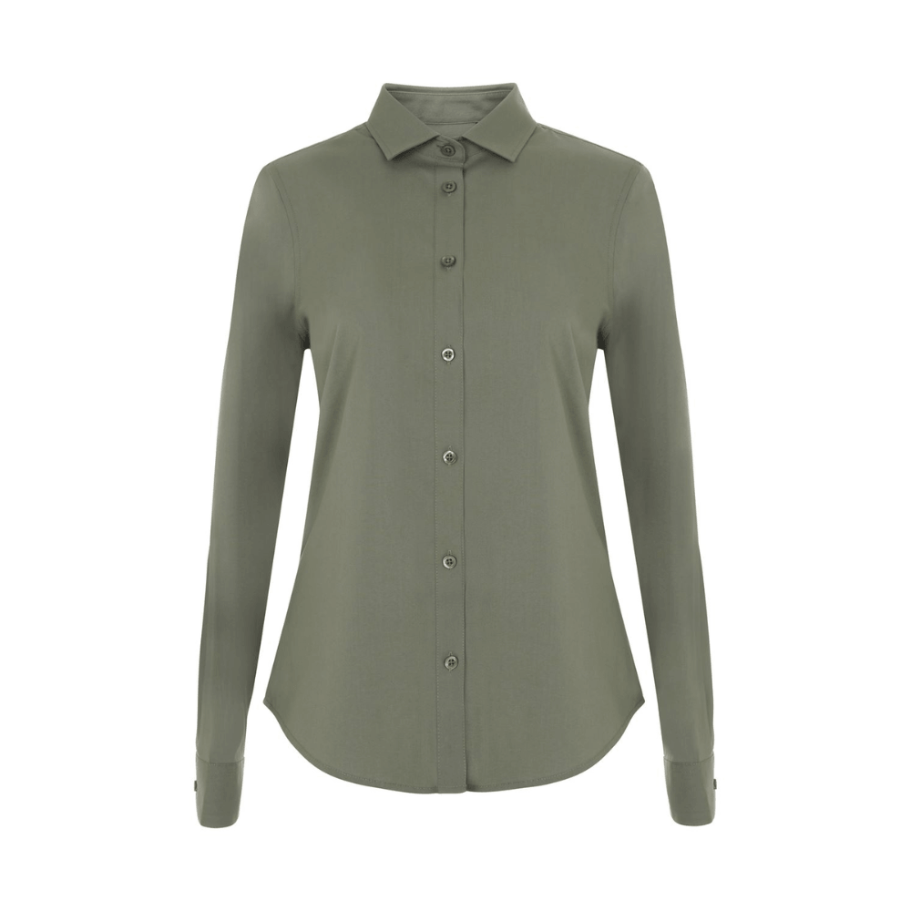 Camisa manga larga stretch mujer Velilla 405019S