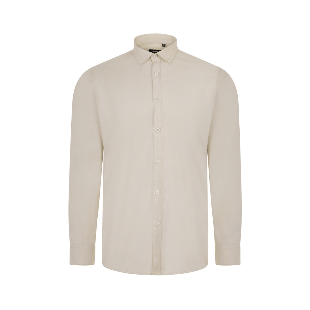 Camisa oxford stretch manga larga hombre Velilla 405004S