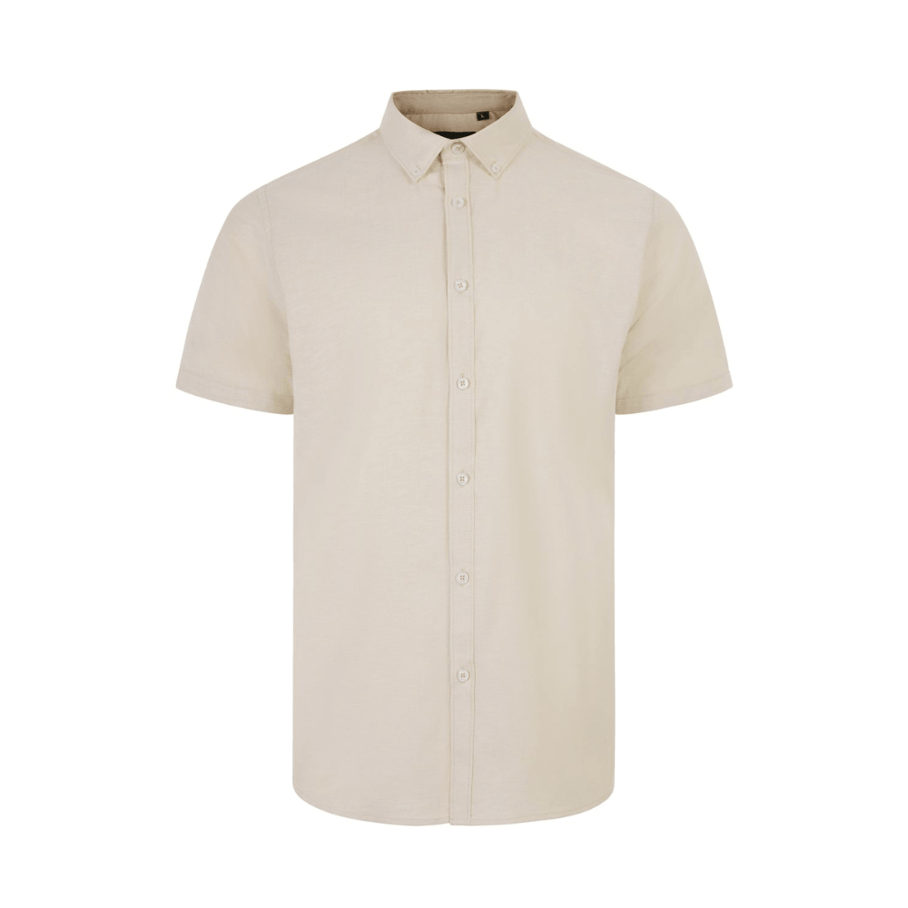 Camisa oxford stretch manga corta hombre Velilla 405024S