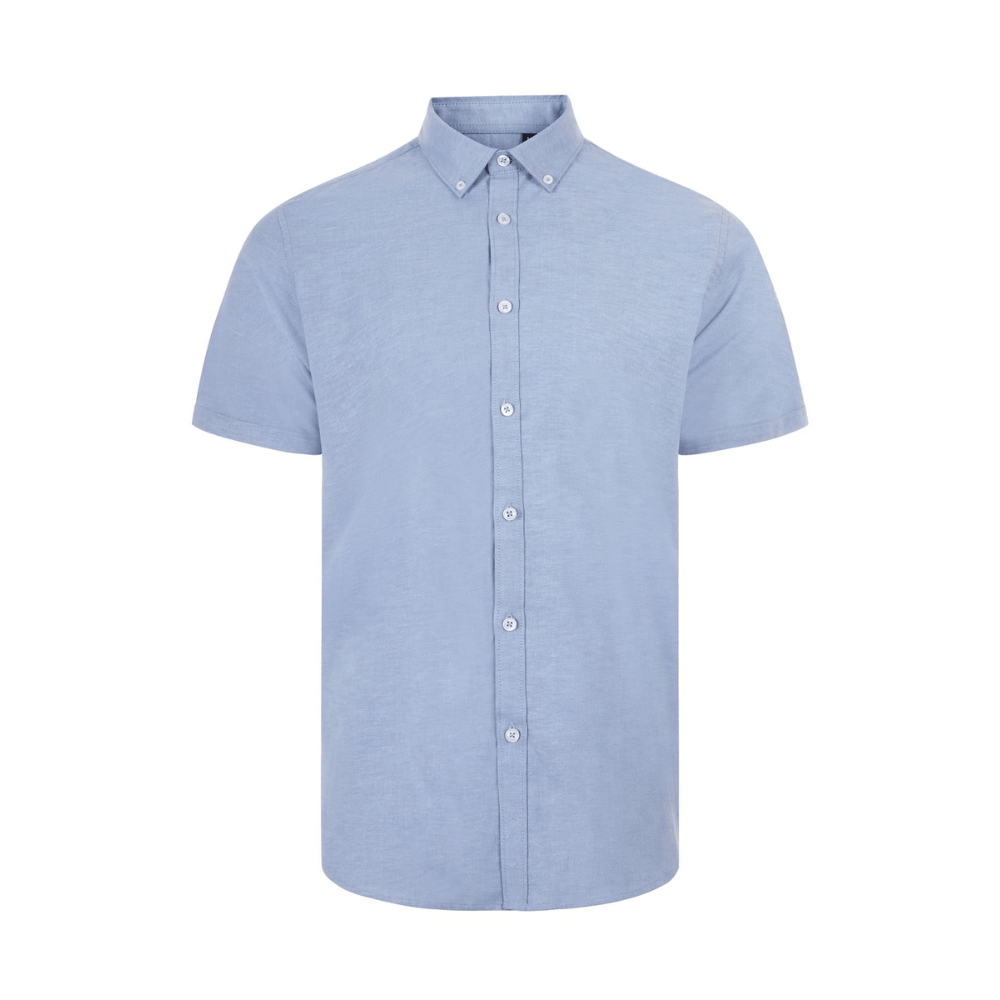 Camisa oxford stretch manga corta hombre Velilla 405024S