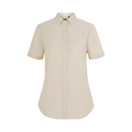 Camisa oxford stretch manga corta mujer Velilla 405025S