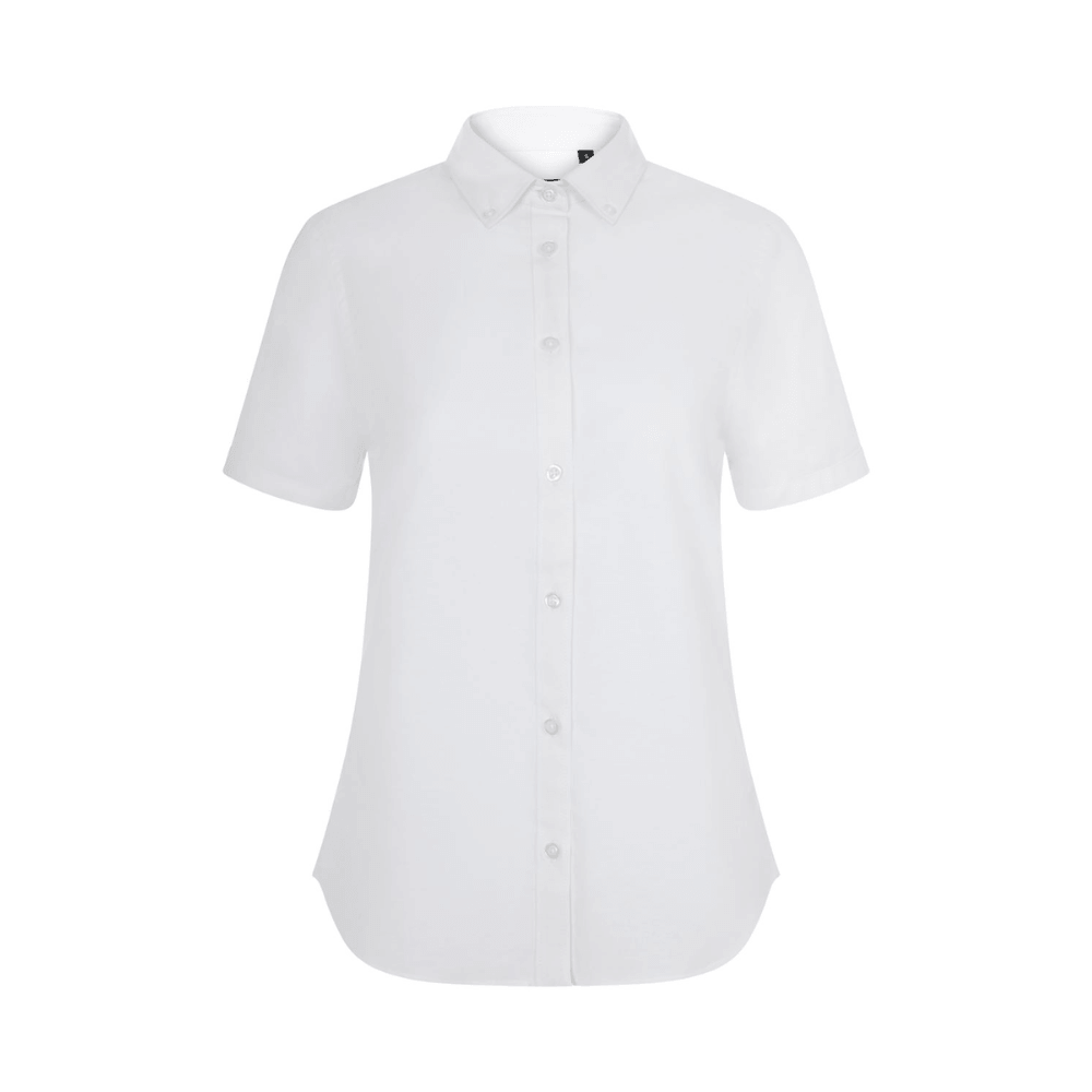 Camisa oxford stretch manga corta mujer Velilla 405025S