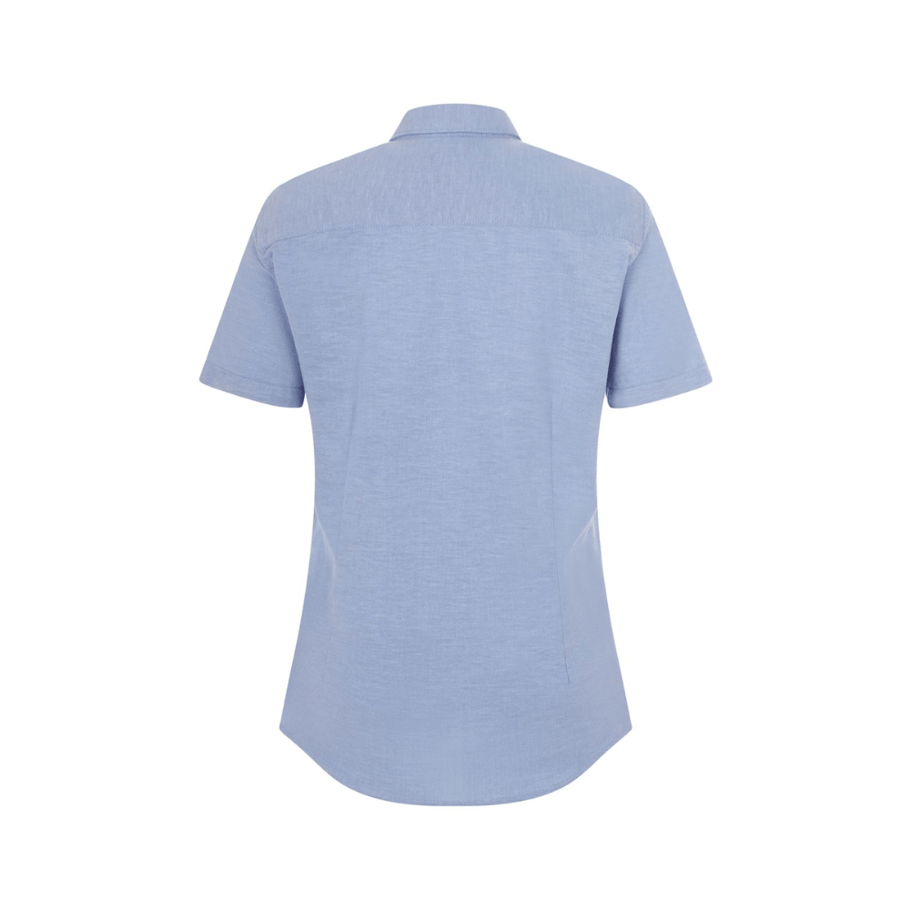 Camisa oxford stretch manga corta mujer Velilla 405025S