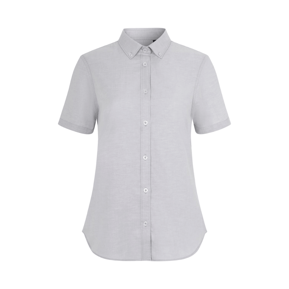 Camisa oxford stretch manga corta mujer Velilla 405025S