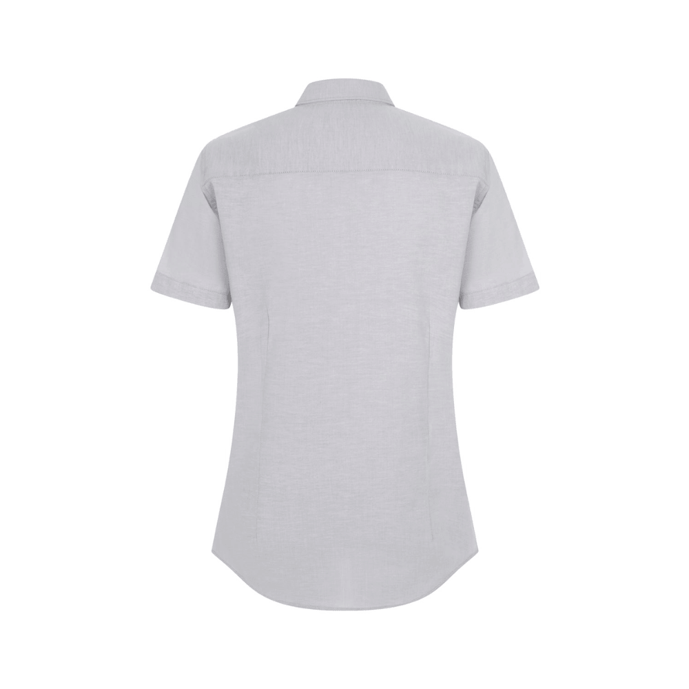 Camisa oxford stretch manga corta mujer Velilla 405025S