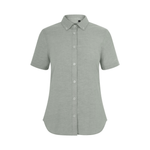 Camisa oxford stretch manga corta mujer Velilla 405025S