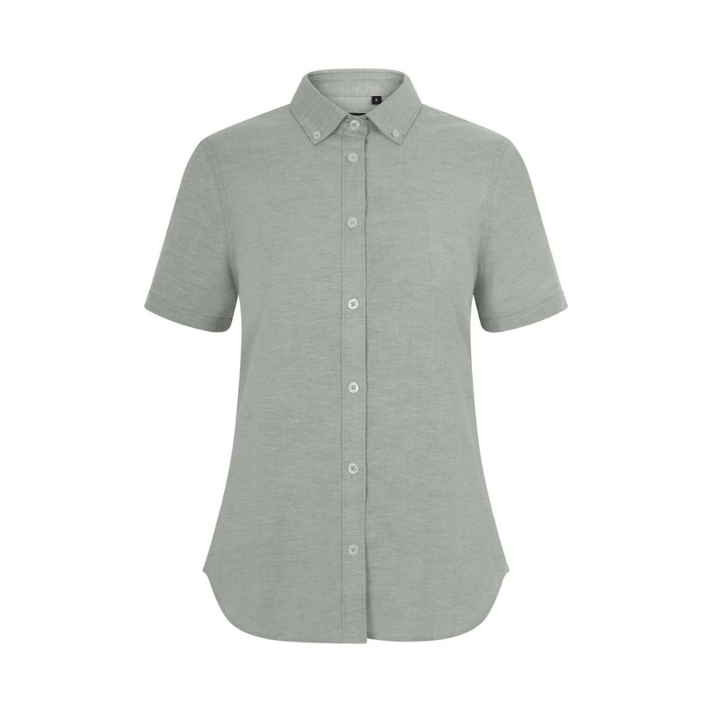 Camisa oxford stretch manga corta mujer Velilla 405025S