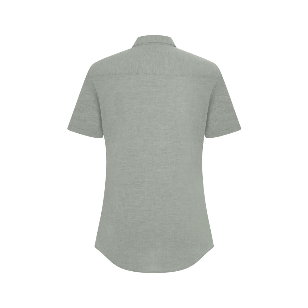 Camisa oxford stretch manga corta mujer Velilla 405025S