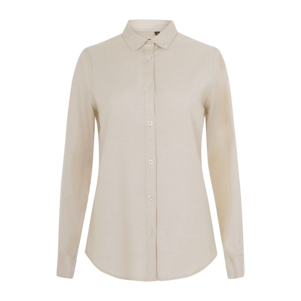 Camisa oxford stretch manga larga mujer Velilla 405005S