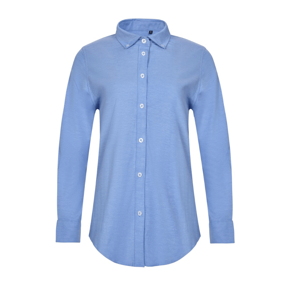 Camisa oxford stretch manga larga mujer Velilla 405005S