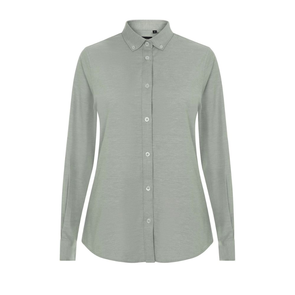 Camisa oxford stretch manga larga mujer Velilla 405005S