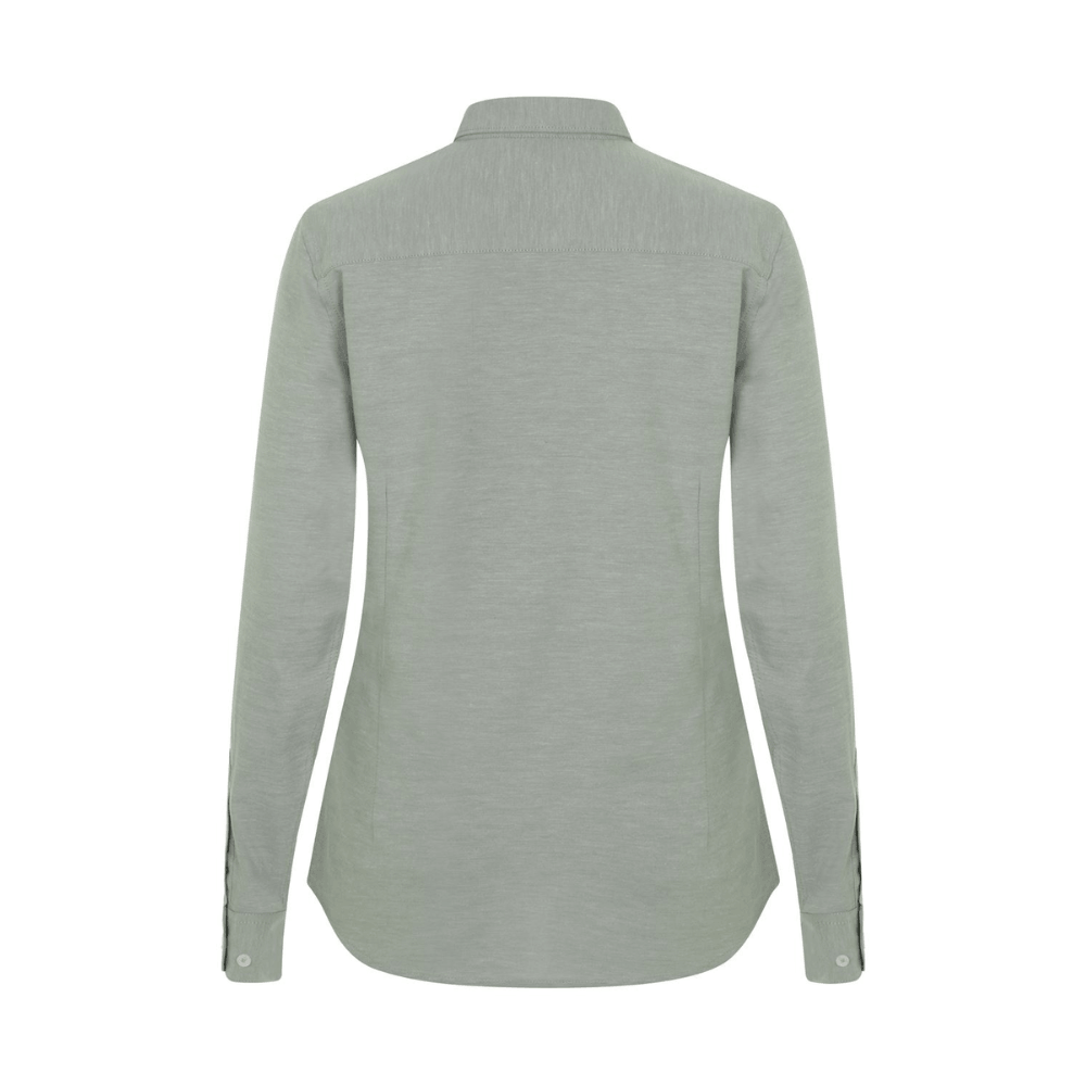 Camisa oxford stretch manga larga mujer Velilla 405005S