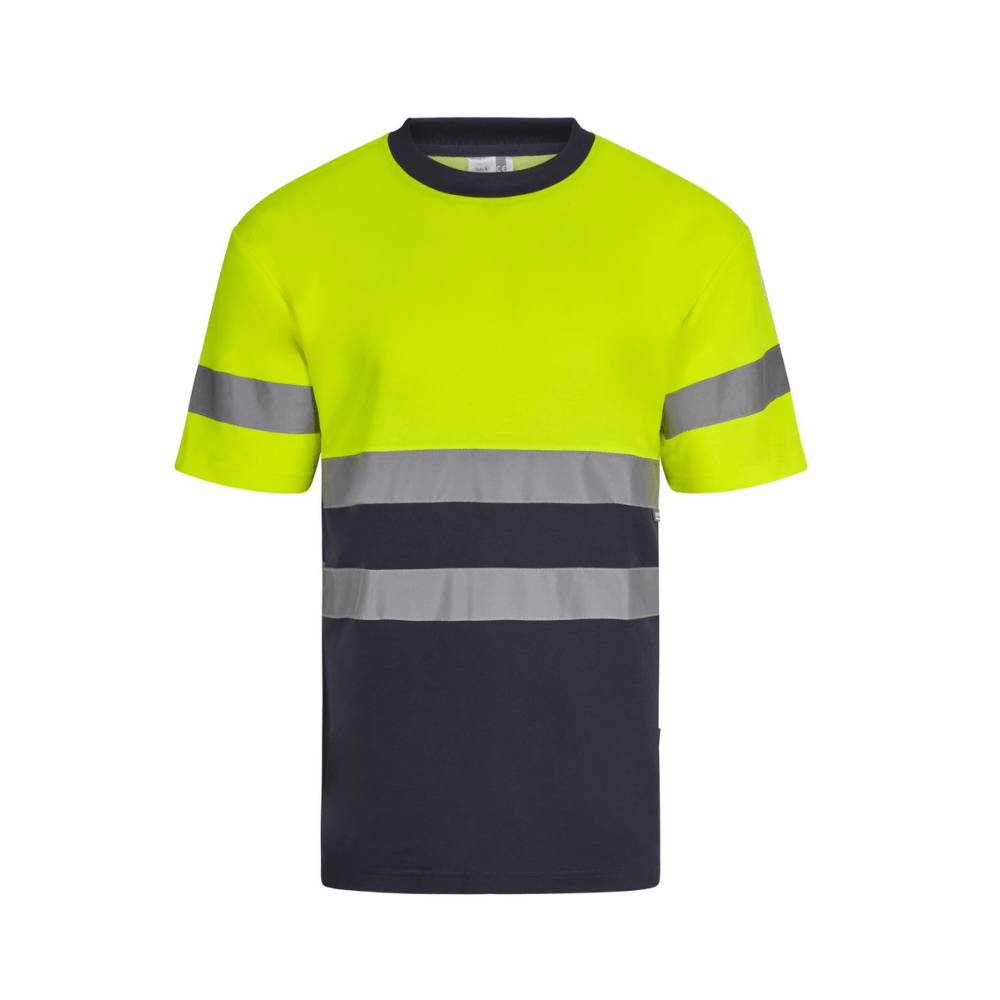 Camiseta algodón bicolor manga corta reflectante Velilla 305613