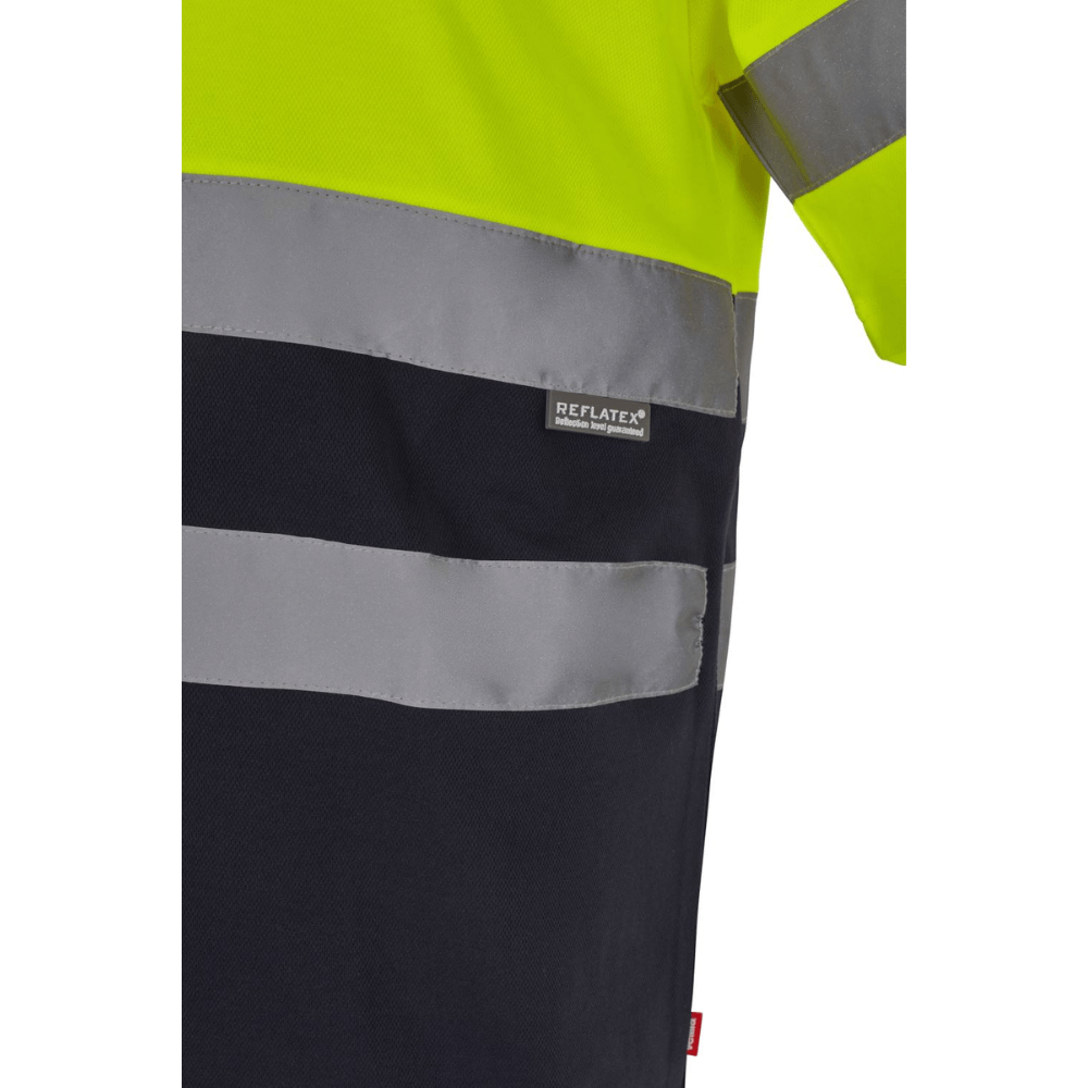 Camiseta algodón bicolor manga corta reflectante Velilla 305613