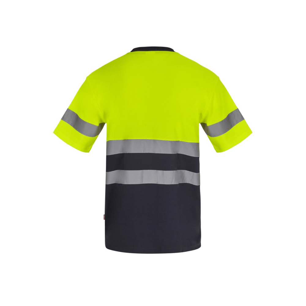 Camiseta algodón bicolor manga corta reflectante Velilla 305613