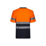 Camiseta algodón bicolor manga corta reflectante Velilla 305613