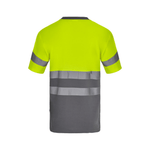 Camiseta algodón bicolor manga corta reflectante Velilla 305613