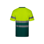 Camiseta algodón bicolor manga corta reflectante Velilla 305613