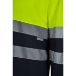 Camiseta algodón bicolor manga larga reflectante Velilla 305615