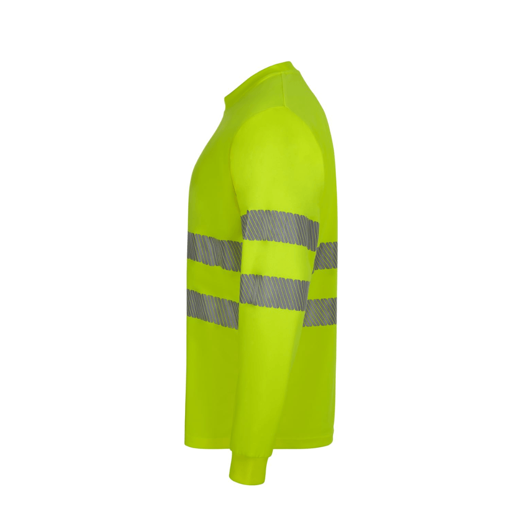 Camiseta poliéster reciclado manga larga con cintas segmentadas Velilla 305634