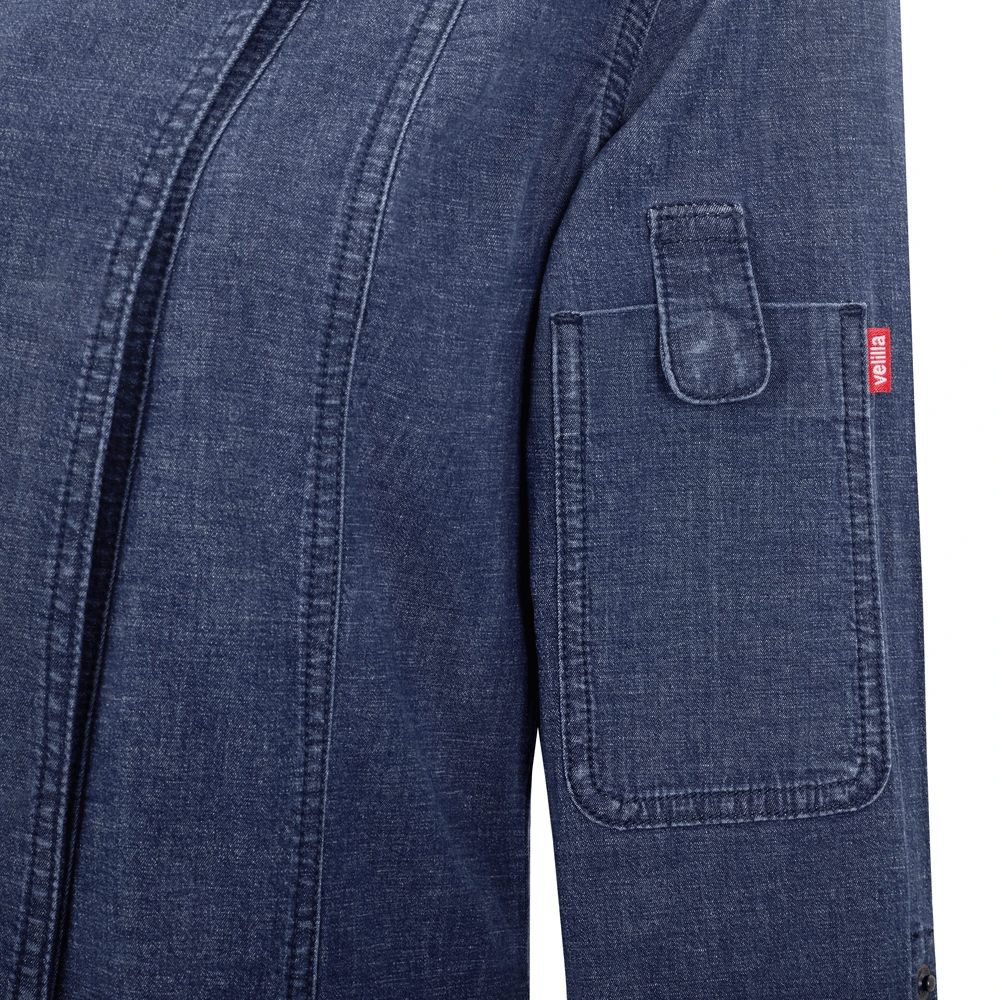 Chaqueta de cocina denim stretch mujer Velilla 405212SW