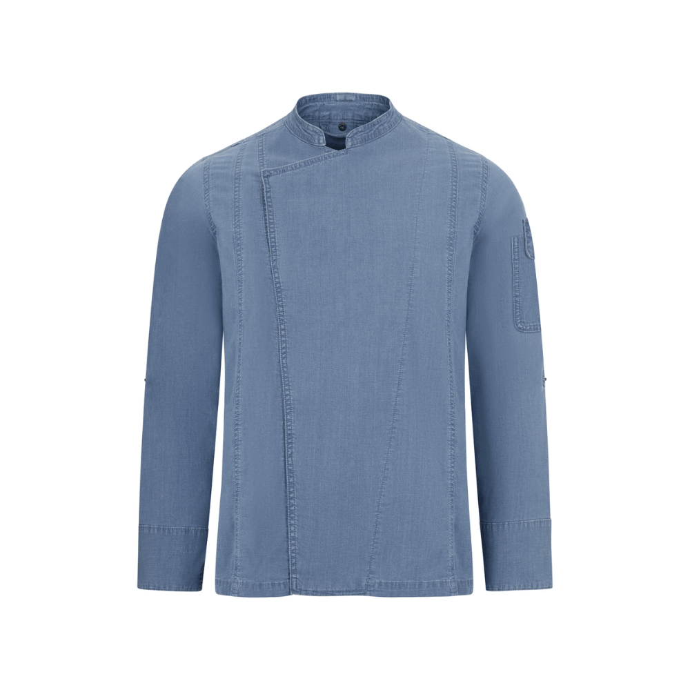 Chaqueta de cocina denim stretch mujer Velilla 405212SW
