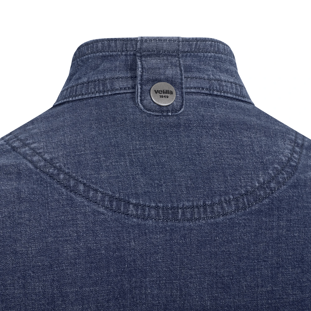 Chaqueta de cocina denim stretch mujer Velilla 405212SW