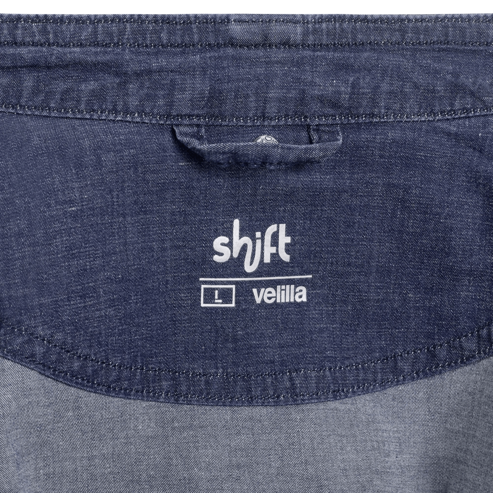 Chaqueta de cocina denim stretch Velilla 405212S