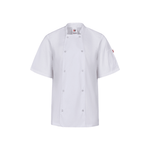 Chaqueta de cocina con automáticos manga corta Velilla 405205