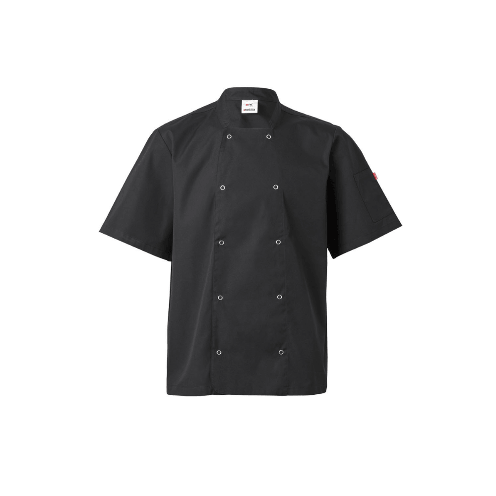 Chaqueta de cocina con automáticos manga corta Velilla 405205