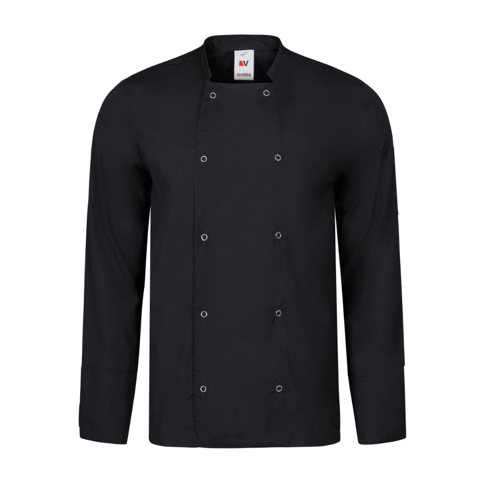 Chaqueta de cocina con automáticos manga corta Velilla 405206