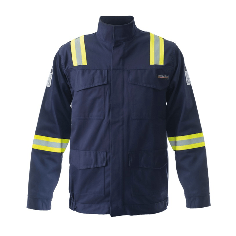 Chaqueta multiprotección ignífuga reflectante SAFETOP 135