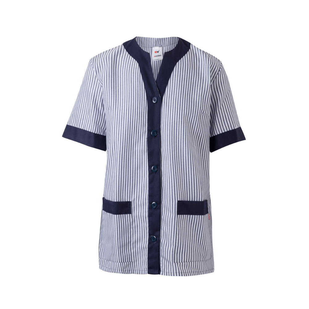 Chaqueta a rayas manga corta mujer Velilla 579