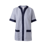 Chaqueta a rayas manga corta mujer Velilla 579